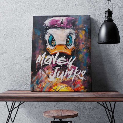 Money Jumps - Canvas