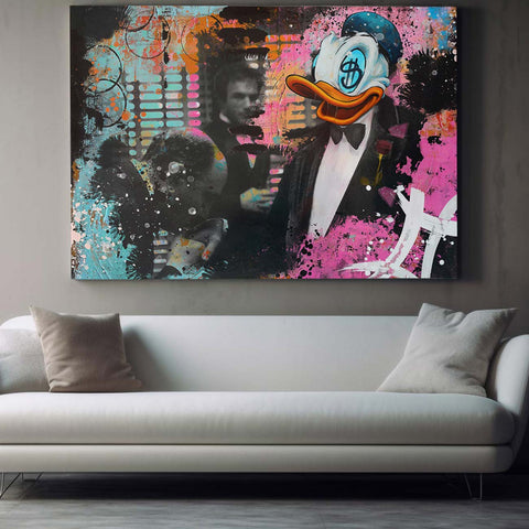 The Duck Father - Canvas